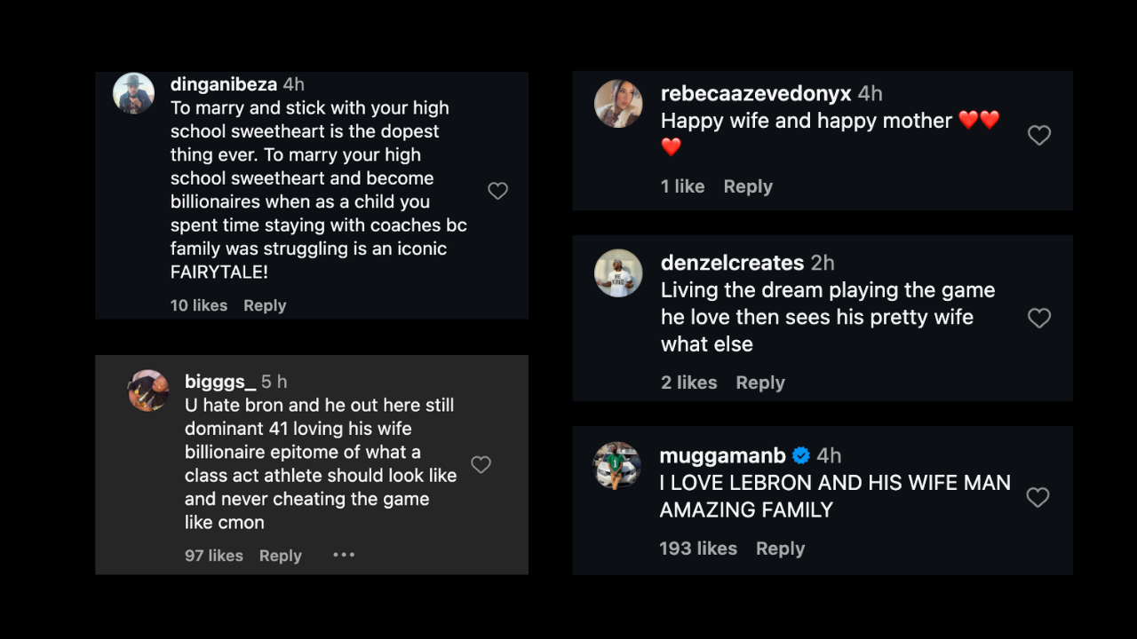 Fans react to LeBron James and Savannah James' adorable moment