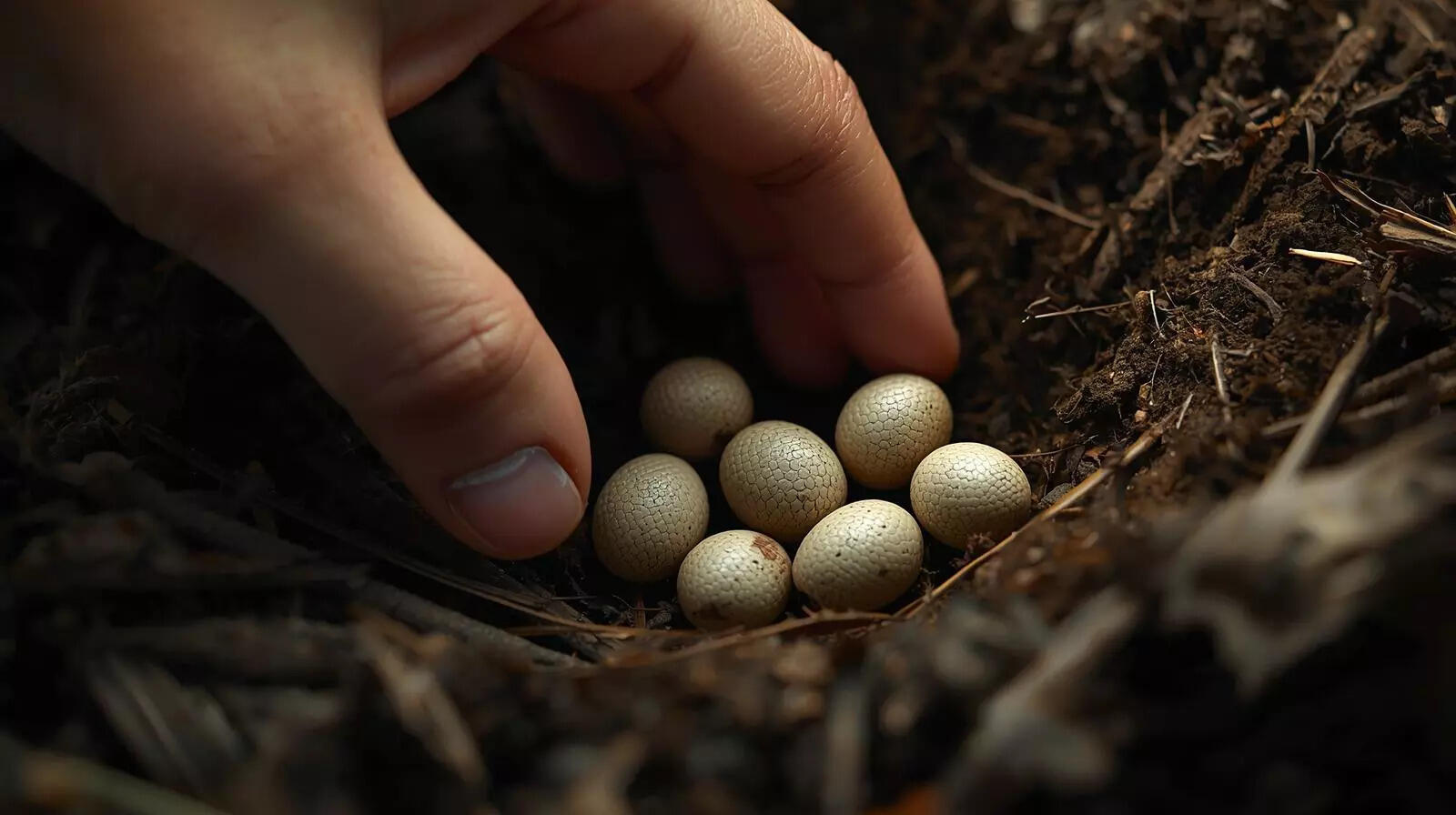 Is it safe to touch snake eggs