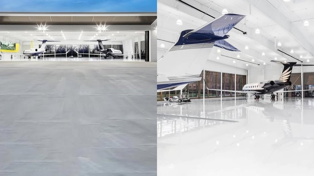 Nike Chairman Phil Knight's Private Hangar