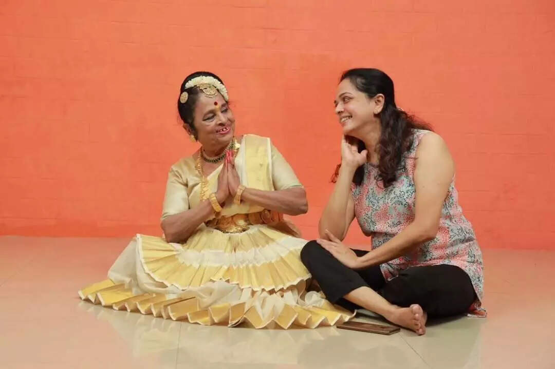 Vimala Menon with Vindhuja