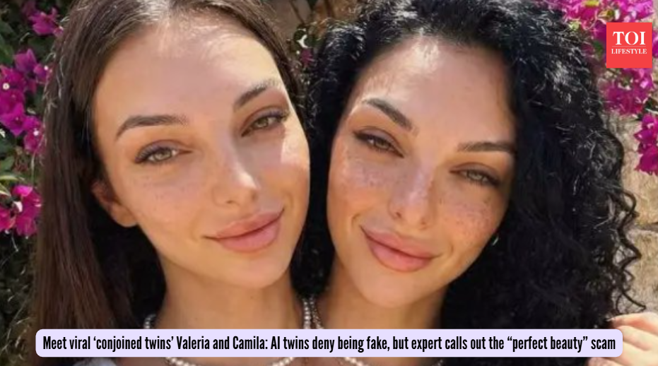 Meet viral ‘conjoined twins’ Valeria and Camila: AI twins deny being fake, but expert calls out the “perfect beauty” scam