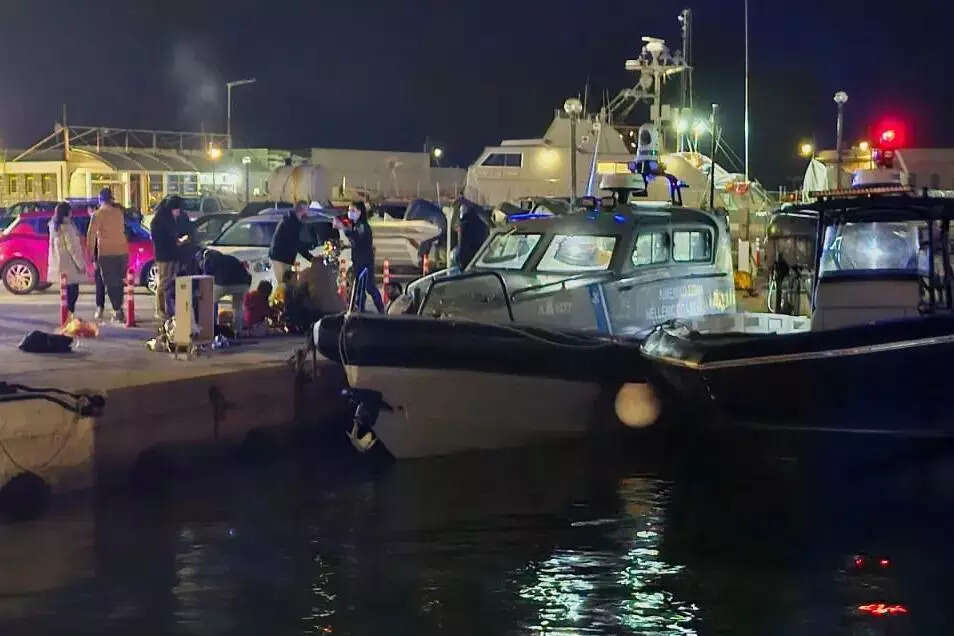 Greek doctors work to identify parents of injured migrant children after deadly boat collision.