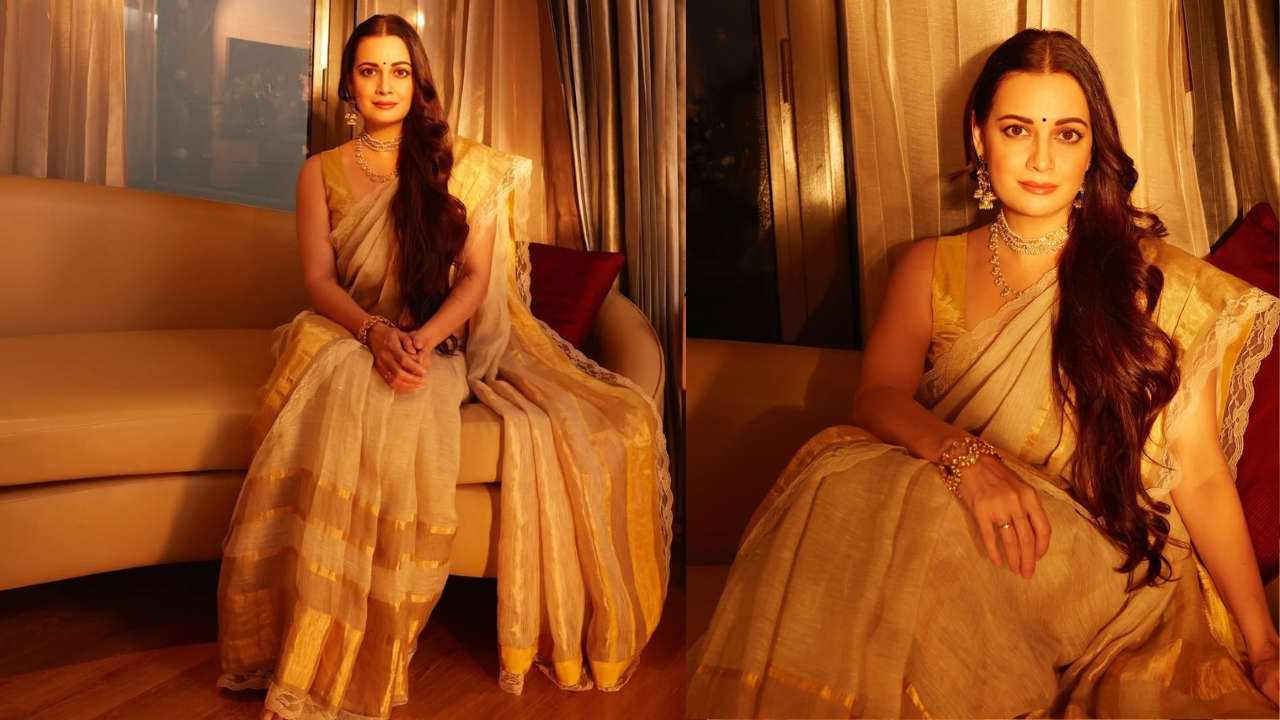 Dia Mirza Champions Linen Sarees Again