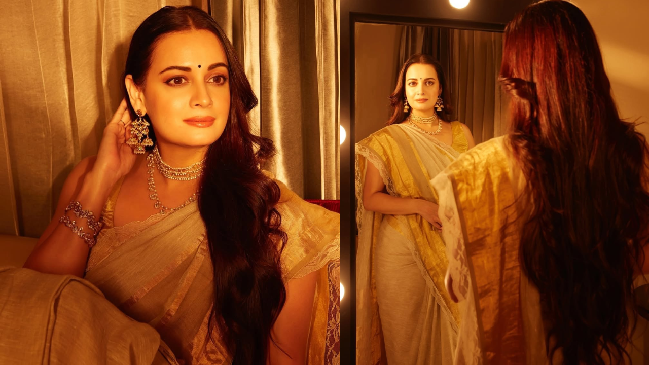 Dia Mirza’s Linen Saree Moment Wins