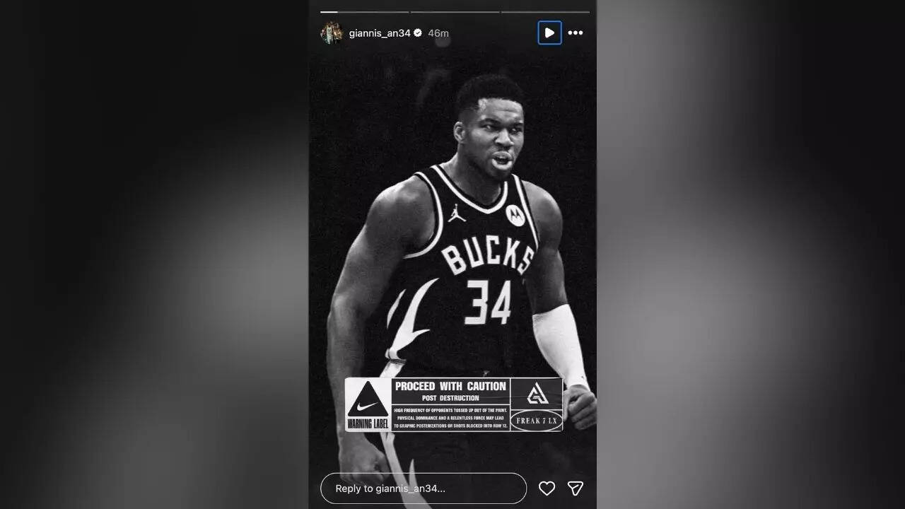 जियानिस एंटेटोकोनम्पो इंस्टाग्राम कहानी