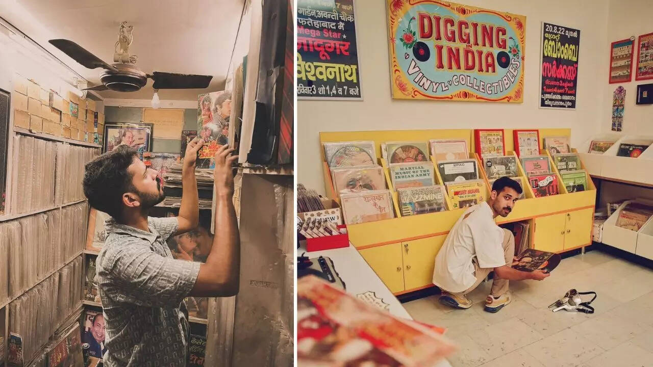 Music archivist Nishant Mittal believes that nostalgia isn't the sole driver of vinyl revival (@diggingrecordstore)