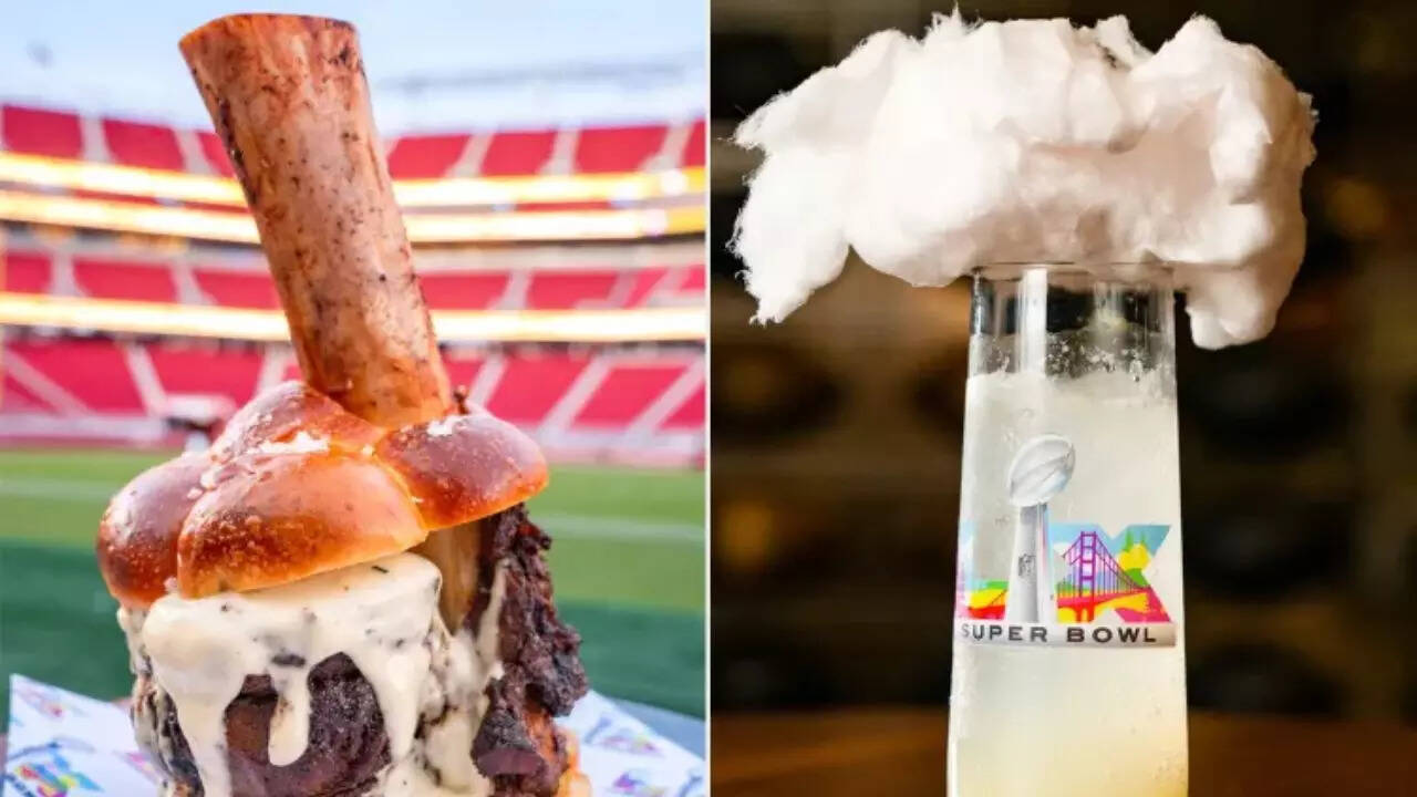 Food at Super Bowl LX.