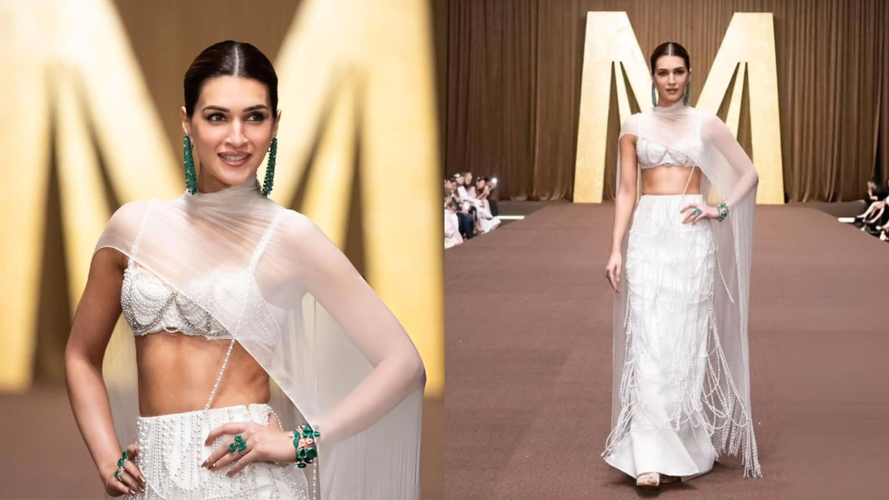 Kriti Sanon Makes a Stunning Global Runway Debut