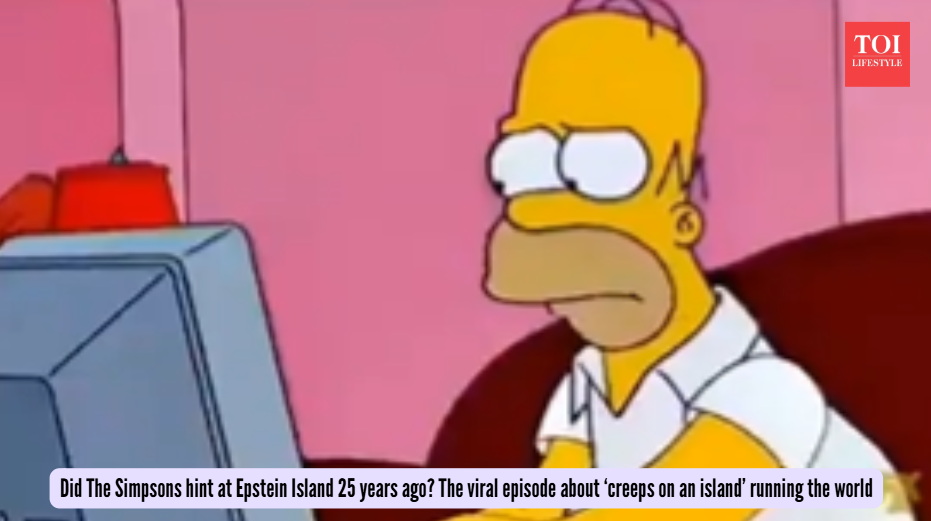 Did The Simpsons predict Epstein Island 25 years ago?