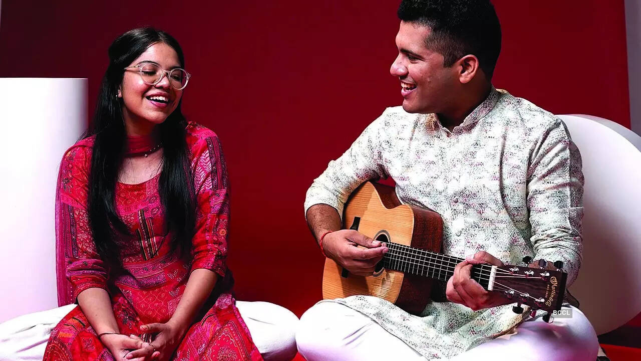 Raghav and Prachi aka the Backstage Siblings