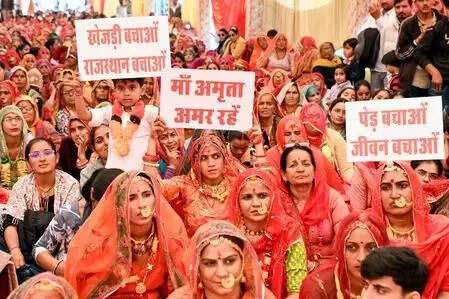 Khejri movement_ Rajasthan govt steps in as saints' health worsens, minister visits Bikaner.