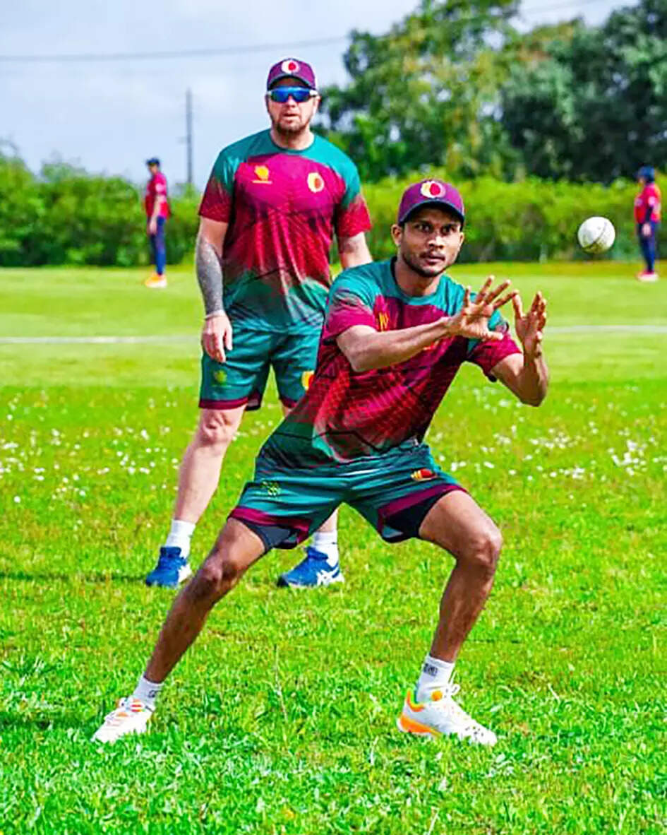 Sherman Vaz picked up four wickets on his debut for Portugal against Norway last year