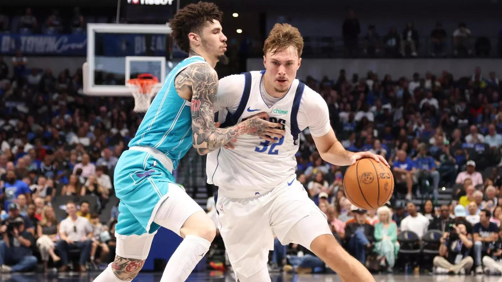Charlotte Hornets LaMelo Ball and Dallas Mavericks Cooper Flagg