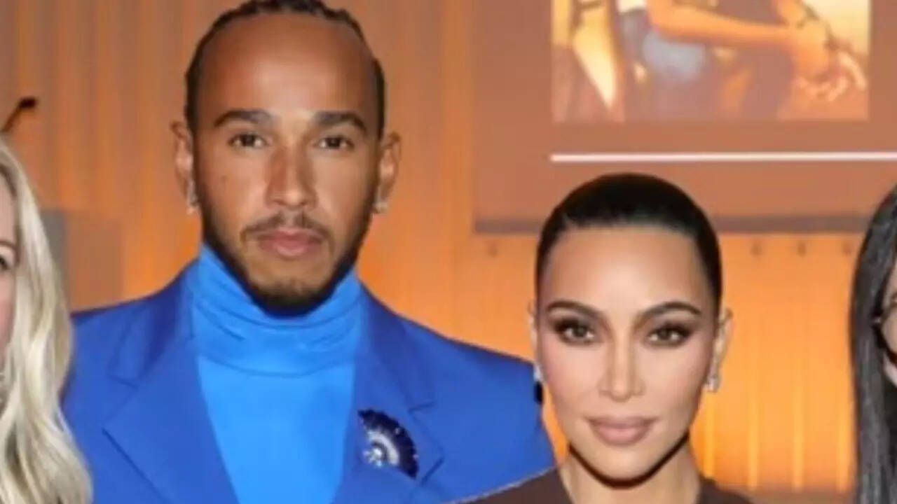 Lewis Hamilton and Kim Kardashian
