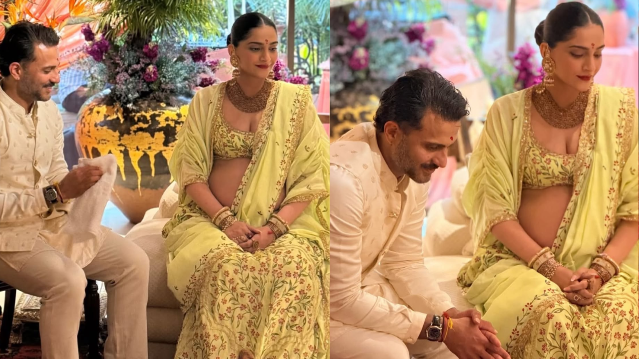 Sonam Kapoor Brings High Fashion to Her Baby Shower