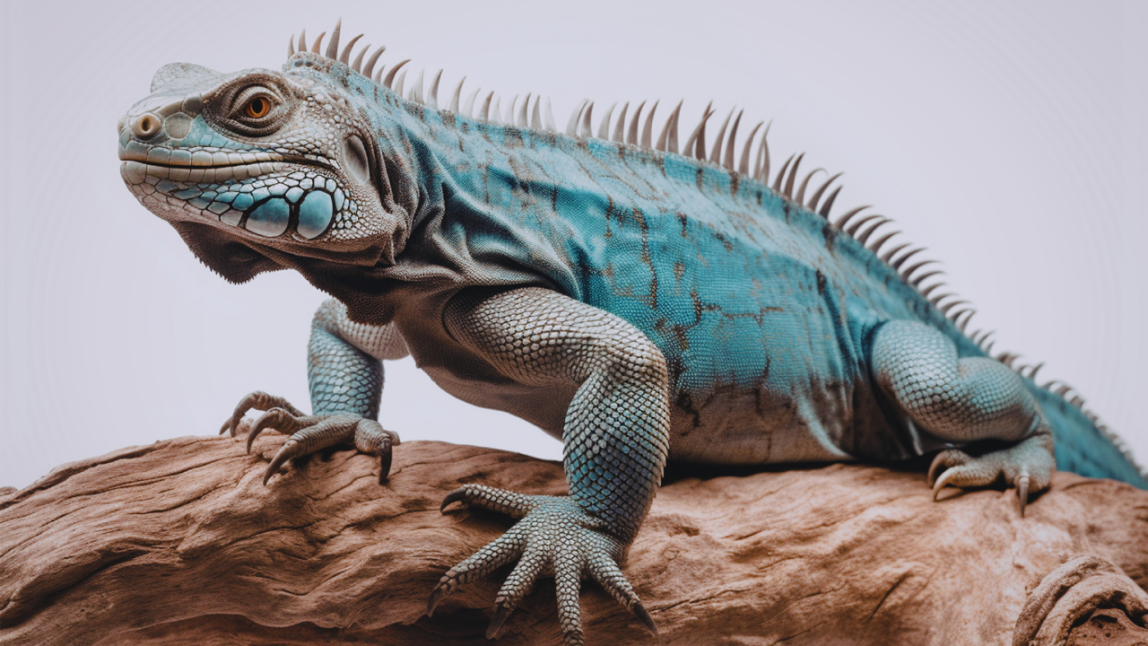 BLUE iguana