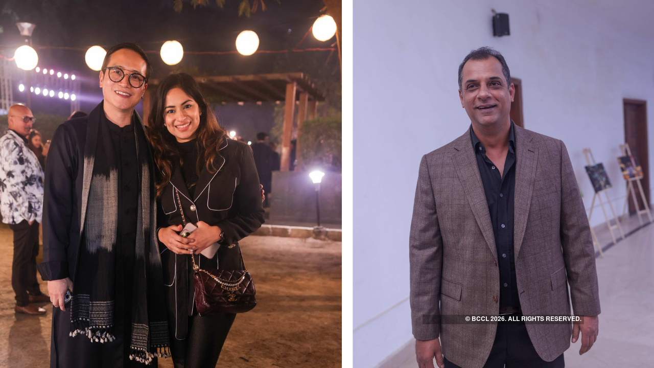 Jenjum Gadi with Rachna Aggarwal; Divyaman Singh