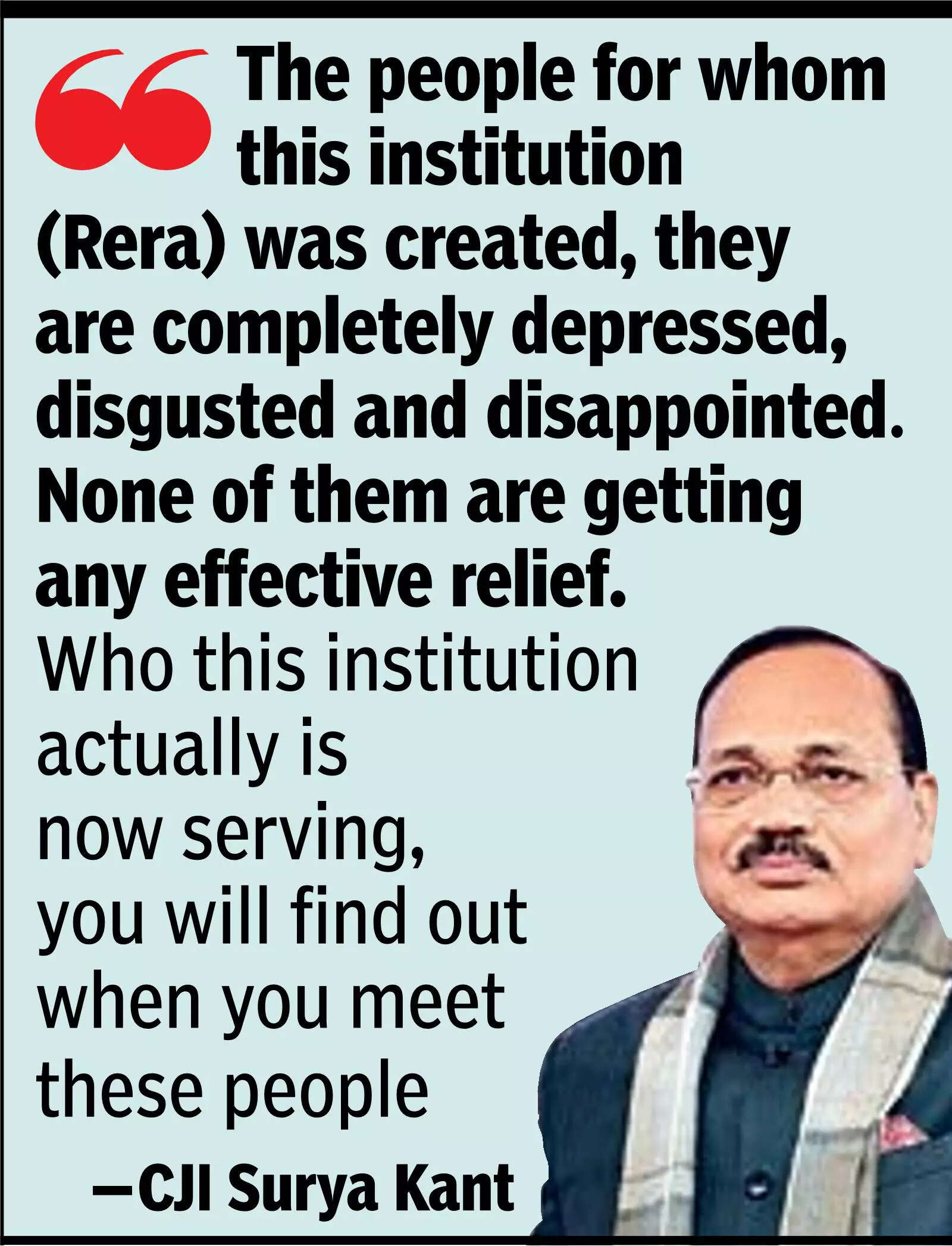 Rera only facilitating builders in default: SC