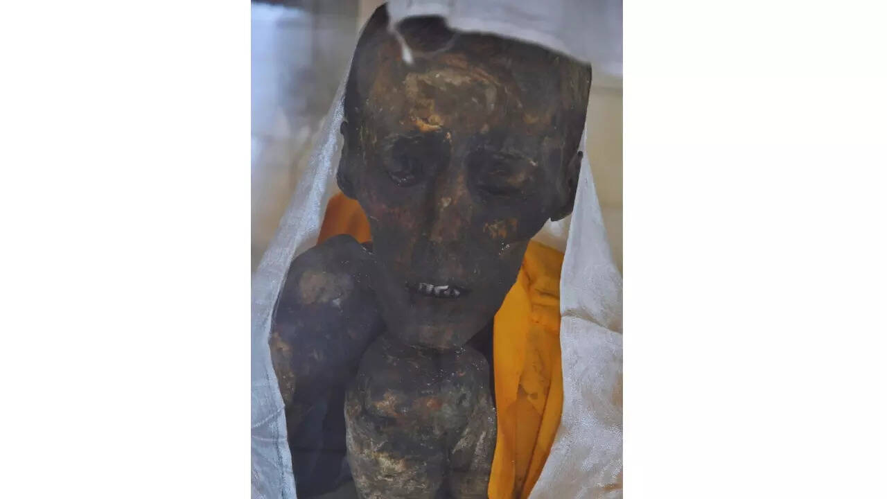 Mummy in Gue Monastery