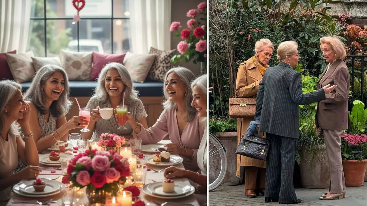Whether it's a party or a quick catchup, being around female friends is a joy