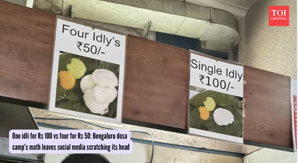 Bengaluru dosa camp’s math leaves social media scratching its head (photo Reddit)