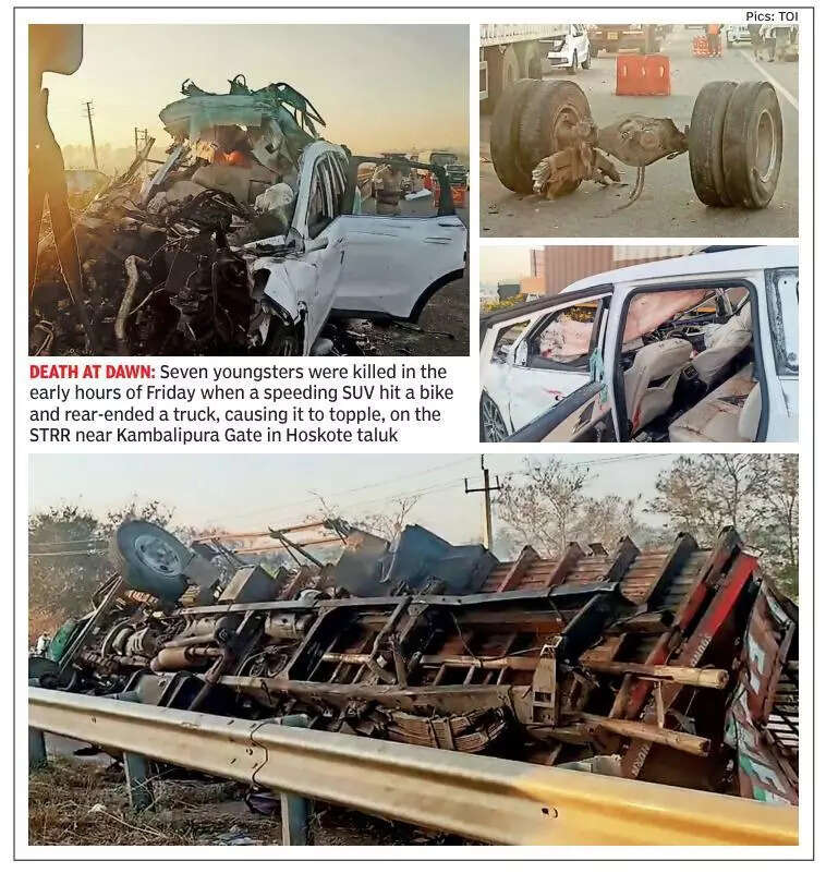 Bengaluru accident: Car, driven by teen, was zooming at 160kmph, finds probe