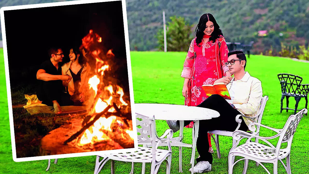 Nikita and Harshit (inset) in 2024