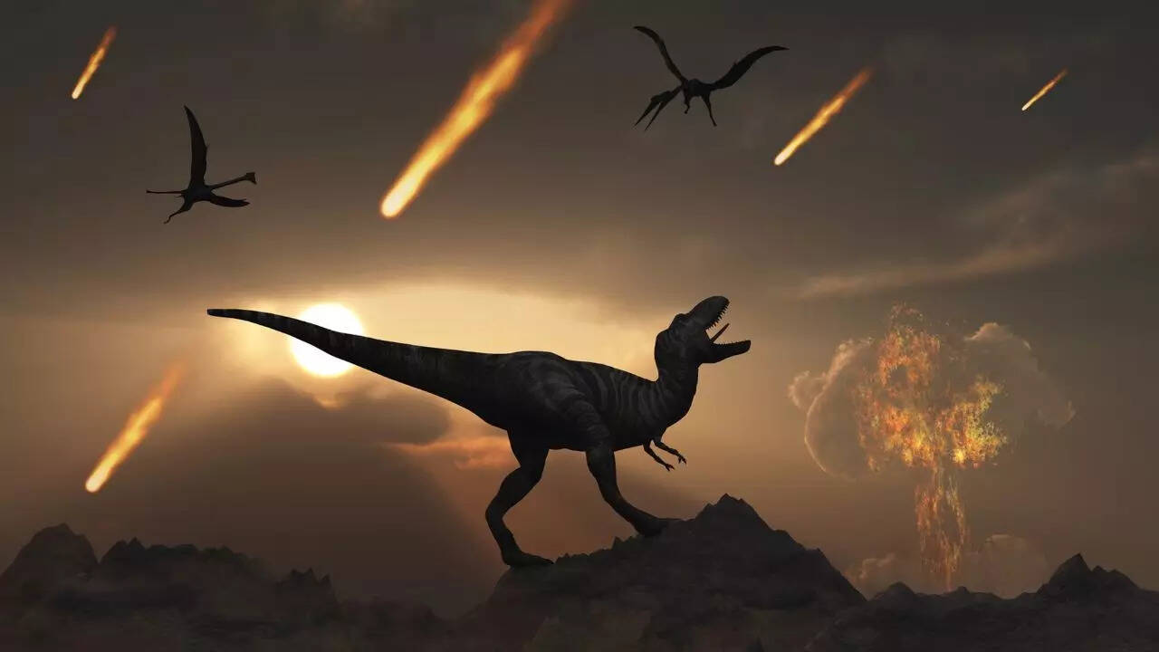 Asteroid killing dinosaur