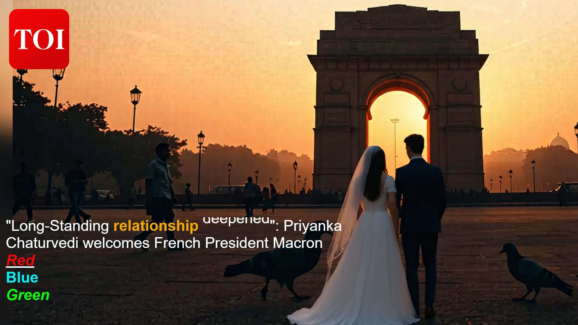 India Gate Golden Hour Serenity