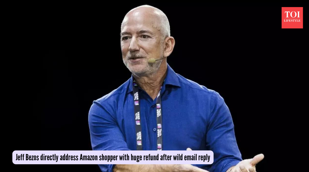 Jeff Bezos directly addresses Amazon shopper with huge refund after wild email reply Jeff Bezos directly addresses Amazon shopper with huge refund after wild email reply