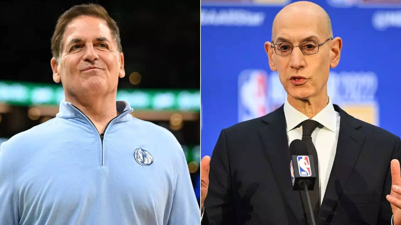 Mark Cuban and Adam Silver
