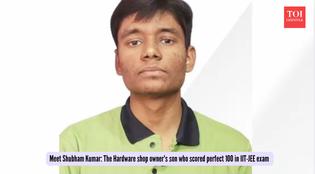 Meet Shubham Kumar: The Hardware shop owner's son who scored perfect 100 in IIT-JEE exam