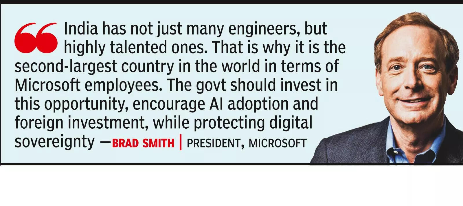 Microsoft President Brad Smith