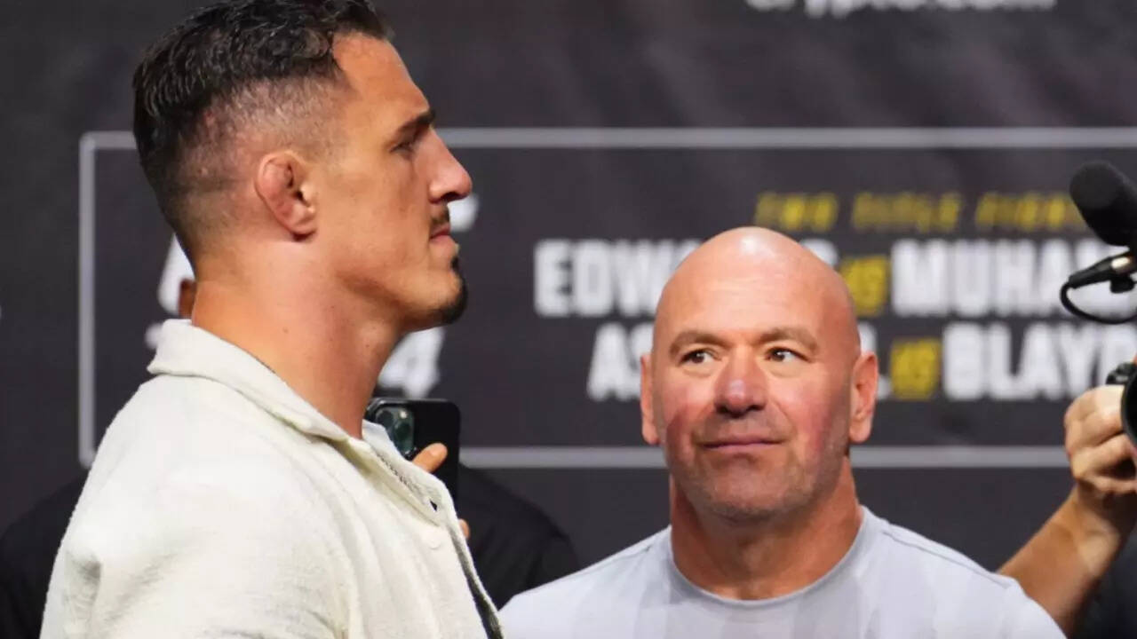 Tom Aspinall and Dana White