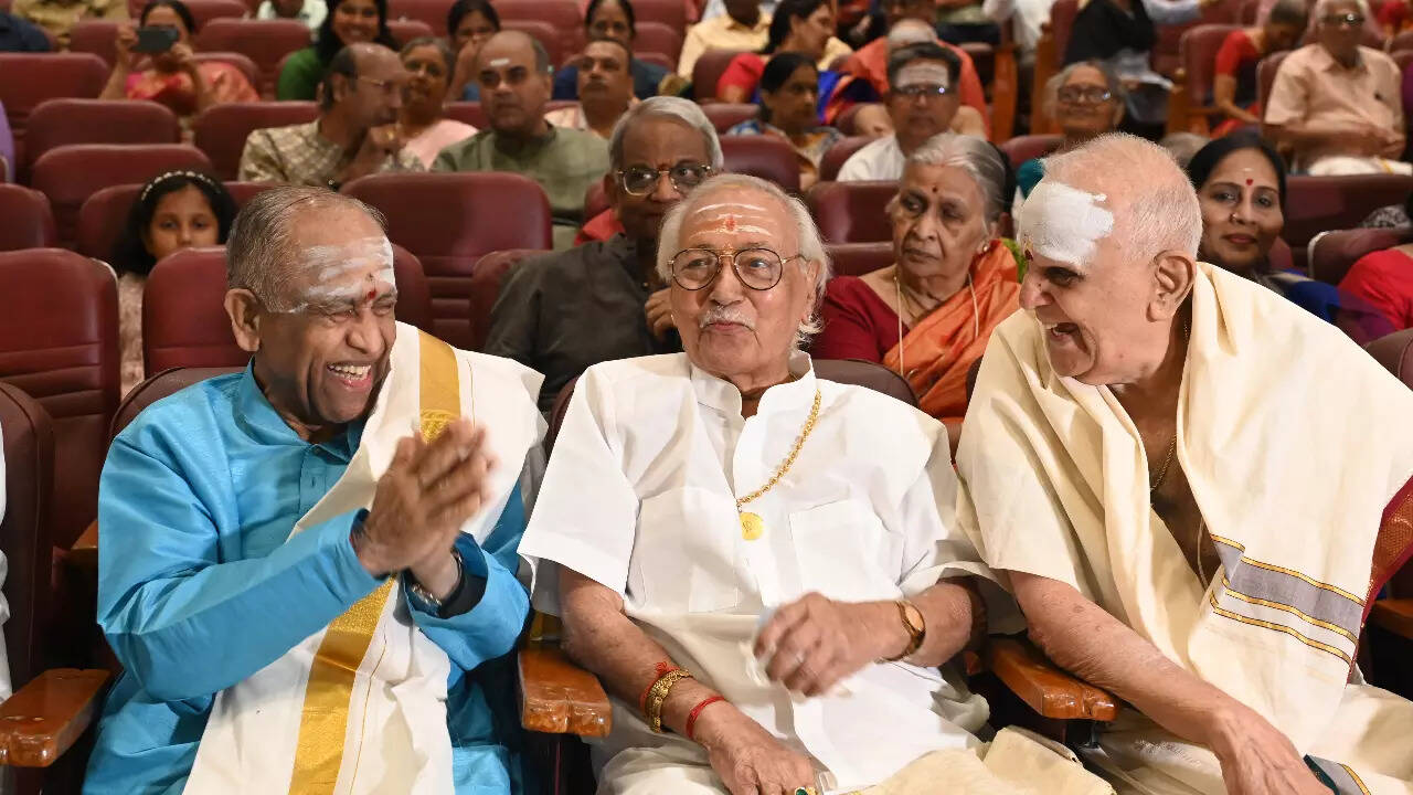 Trichy Sankaran, TV Gopalakrishnan and Umayalpuram Sivaraman