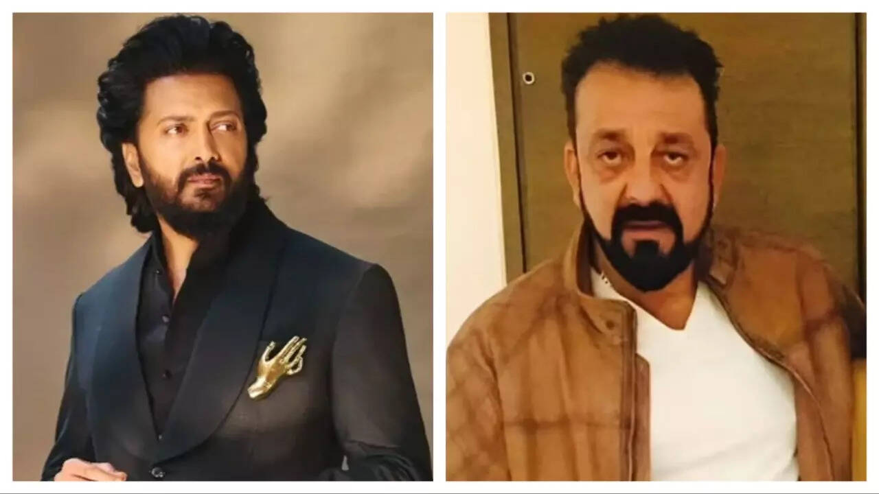 Riteish Deshmukh and Sanjay Dutt
