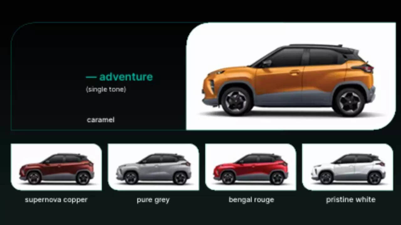 TATA Punch EV ​​​colour variants
