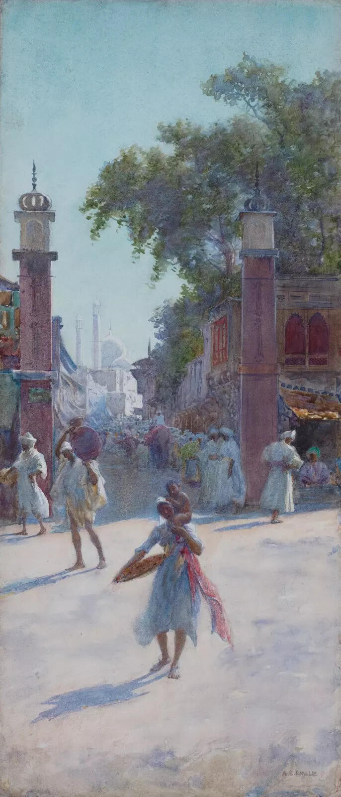 Painting by Alfred Edward Emslie