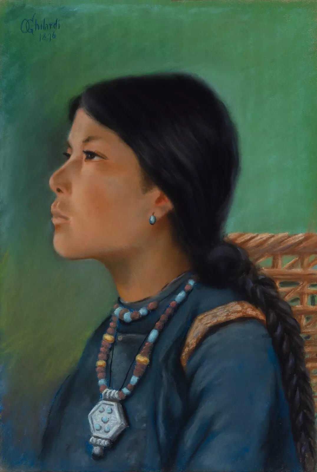 Painting by Olinto Ghilardi