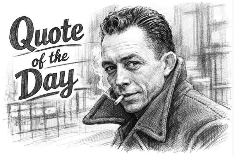Quote of the Day by Albert Camus