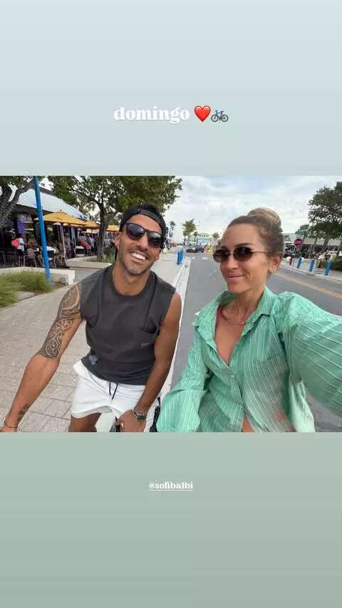 Luis Suarez and Sofia Balbi