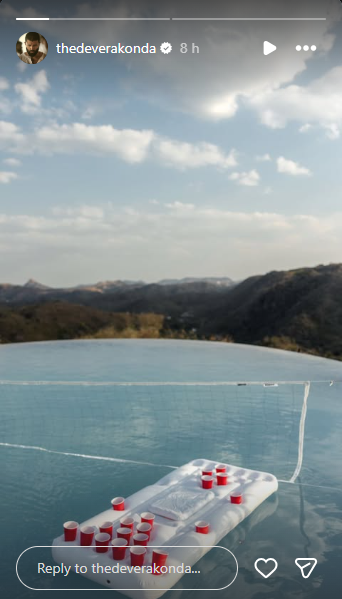 Vijay Deverakonda's Instagram story