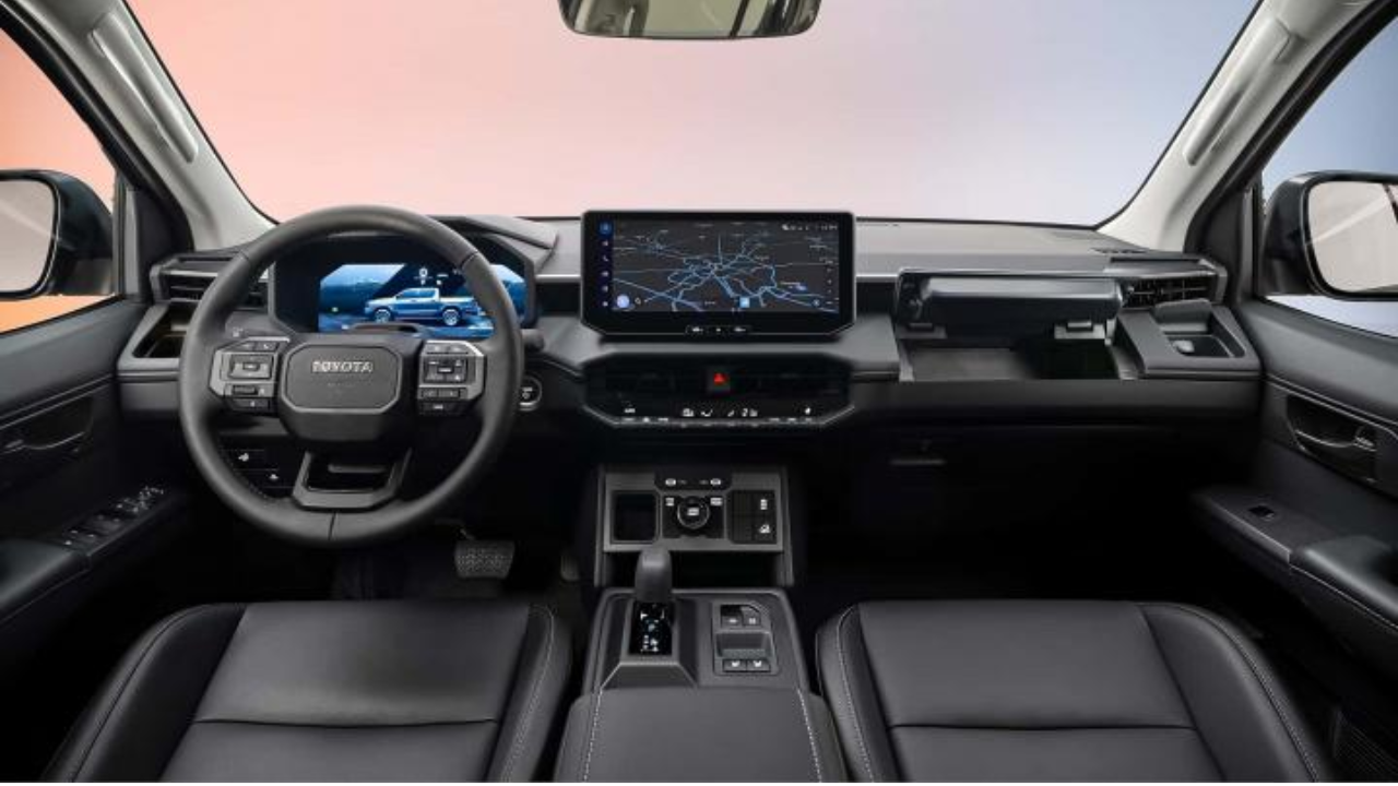 Interior of new Hilux for reference