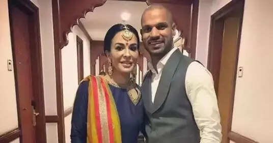 Shikhar Dhawan and Aesha Mukerji