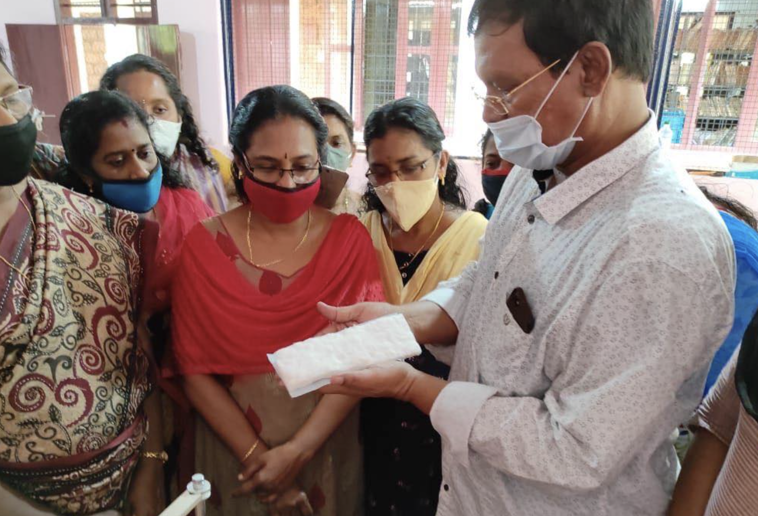 छवि क्रेडिट: फेसबुक/अरुणाचलम मुरुगनाथम