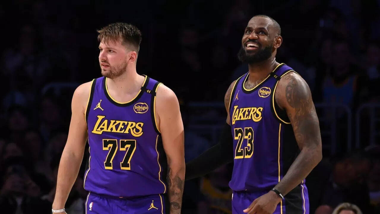 Luka Doncic and LeBron James. Image via: Harry How/Getty Images Luka Doncic and LeBron James