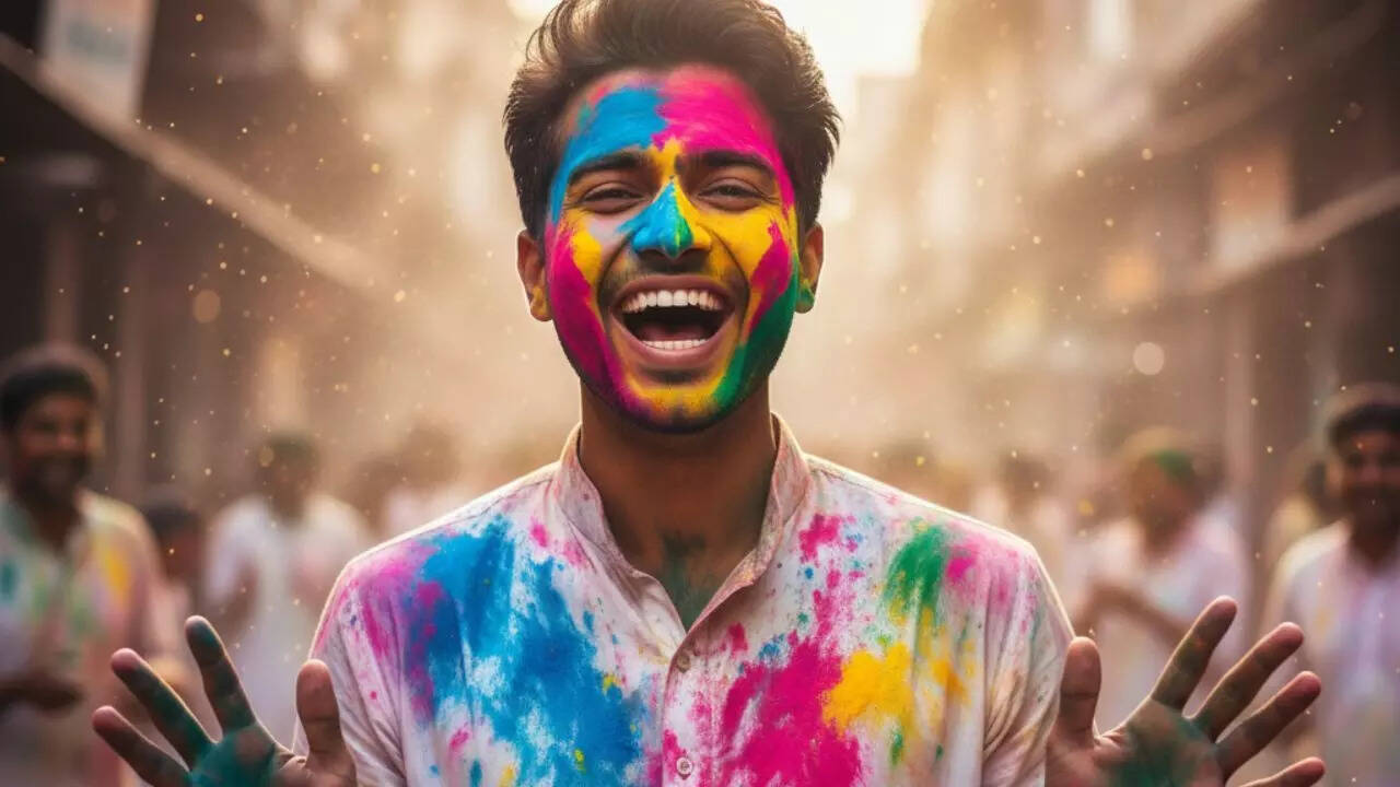 Holi AI photos online