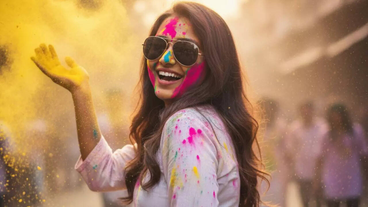 Holi AI photos online