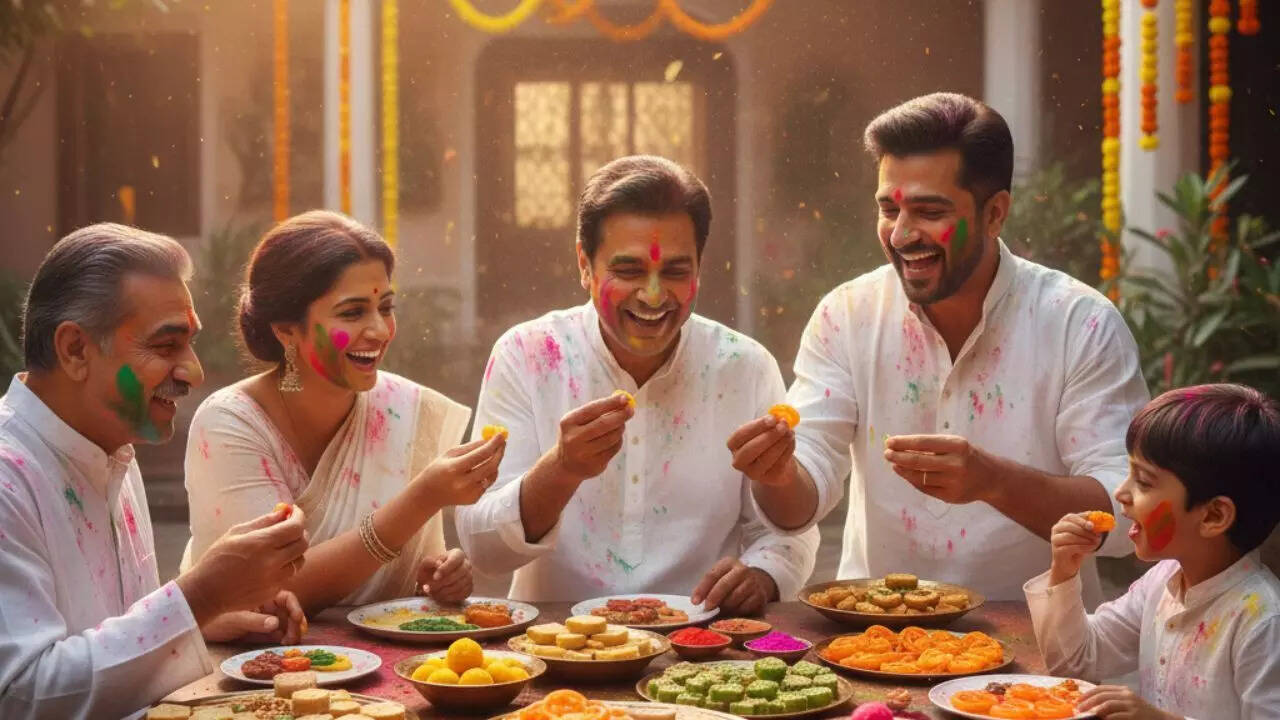 Holi AI photos online