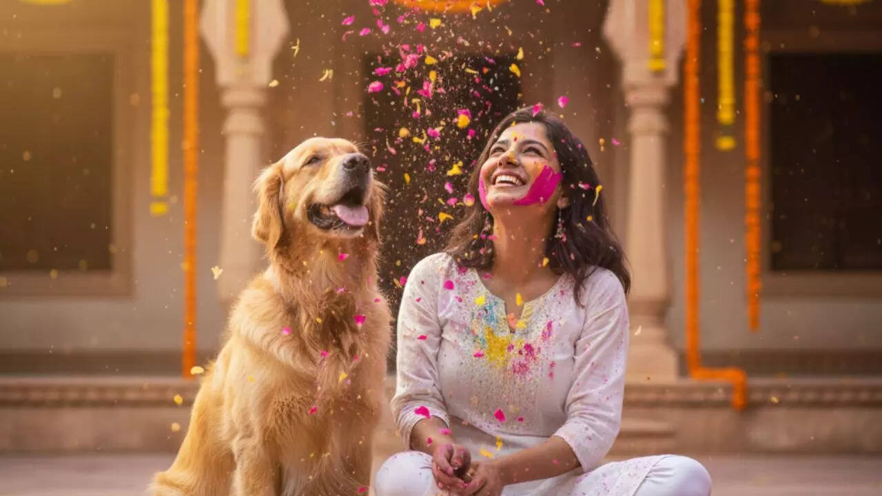 Holi AI photos online